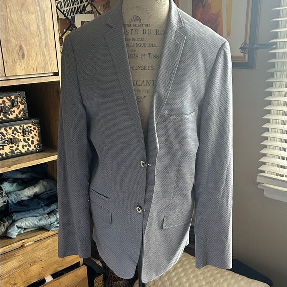 Men's clapham Blue Blazer - Large
